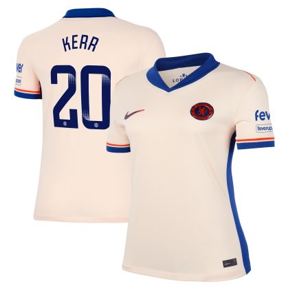 Chelsea WSL Nike Away Stadium Shirt 2024-25 - Womens with Kerr 20 printing