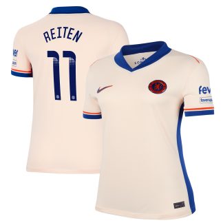 Chelsea WSL Nike Away Stadium Shirt 2024-25 - Womens with Reiten 11 printing