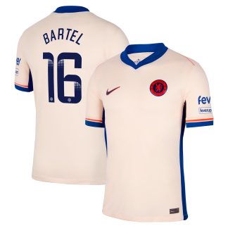 Chelsea WSL Nike Away Stadium Shirt 2024-25 with Bartel 16 printing