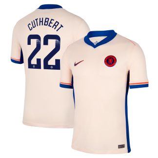 Chelsea WSL Nike Away Stadium Shirt 2024-25 with Cuthbert 22 printing