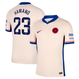 Chelsea WSL Nike Away Stadium Shirt 2024-25 with Hamano 23 printing