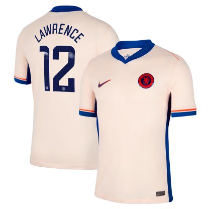 Chelsea WSL Nike Away Stadium Shirt 2024-25 with Lawrence 12 printing