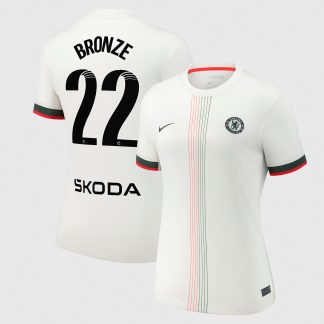 Chelsea WSL Nike Away Stadium Shirt 2025-26 - Womens with Bronze 22 printing
