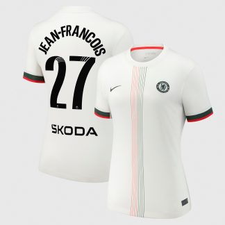 Chelsea WSL Nike Away Stadium Shirt 2025-26 - Womens with Jean-Francois 27 printing