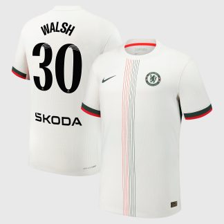 Chelsea WSL Nike Away Stadium Shirt 2025-26 with Walsh 13 printing