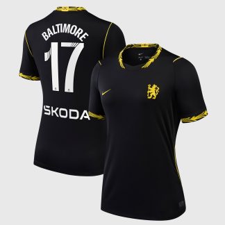 Chelsea WSL Nike Away Stadium Shirt 2026-27 - Womens with Baltimore 17 printing