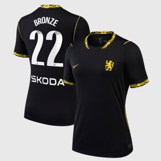 Chelsea WSL Nike Away Stadium Shirt 2026-27 - Womens with Bronze 22 printing