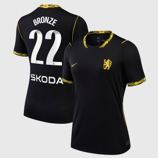 Chelsea WSL Nike Away Stadium Shirt 2026-27 - Womens with Bronze 22 printing