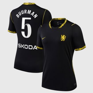 Chelsea WSL Nike Away Stadium Shirt 2026-27 - Womens with Buurman 5 printing