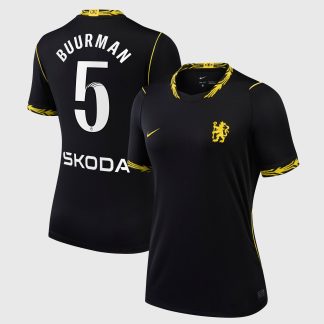 Chelsea WSL Nike Away Stadium Shirt 2026-27 - Womens with Buurman 5 printing