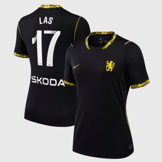Chelsea WSL Nike Away Stadium Shirt 2026-27 - Womens with Las 17 printing