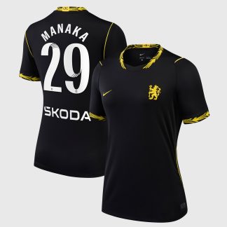 Chelsea WSL Nike Away Stadium Shirt 2026-27 - Womens with Manaka 29 printing