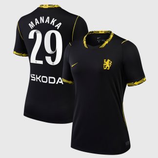 Chelsea WSL Nike Away Stadium Shirt 2026-27 - Womens with Manaka 29 printing