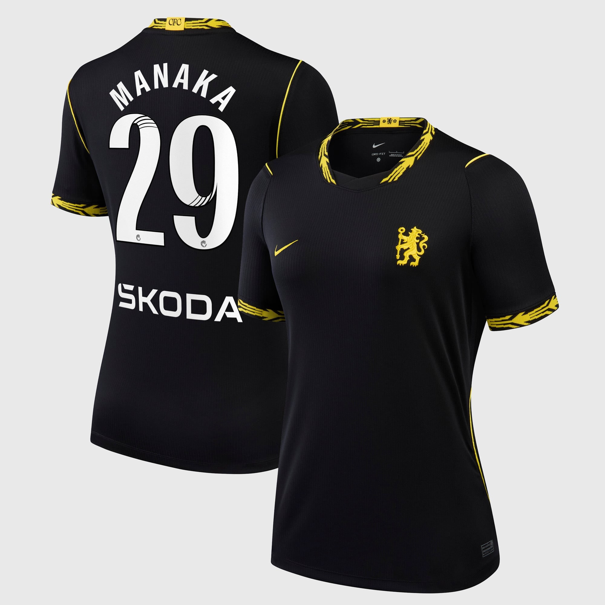 Chelsea WSL Nike Away Stadium Shirt 2026-27 - Womens with Manaka 29 printing