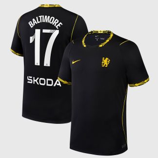 Chelsea WSL Nike Away Stadium Shirt 2026-27 with Baltimore 17 printing