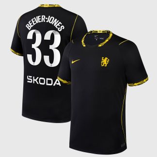 Chelsea WSL Nike Away Stadium Shirt 2026-27 with Beever-Jones 33 printing