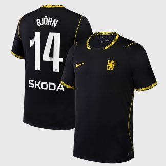 Chelsea WSL Nike Away Stadium Shirt 2026-27 with Björn 14 printing