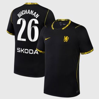 Chelsea WSL Nike Away Stadium Shirt 2026-27 with Buchanan 26 printing