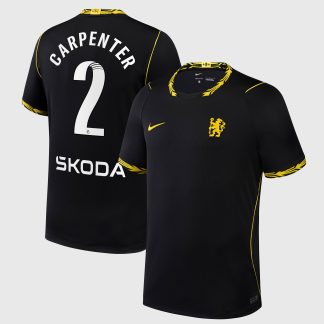Chelsea WSL Nike Away Stadium Shirt 2026-27 with Carpenter 2 printing