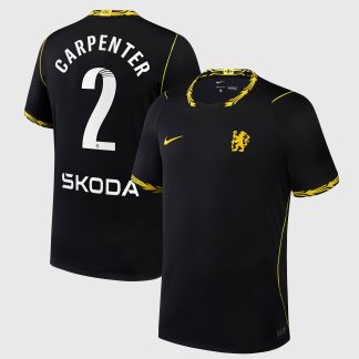 Chelsea WSL Nike Away Stadium Shirt 2026-27 with Carpenter 2 printing
