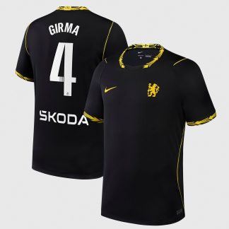 Chelsea WSL Nike Away Stadium Shirt 2026-27 with Girma 4 printing