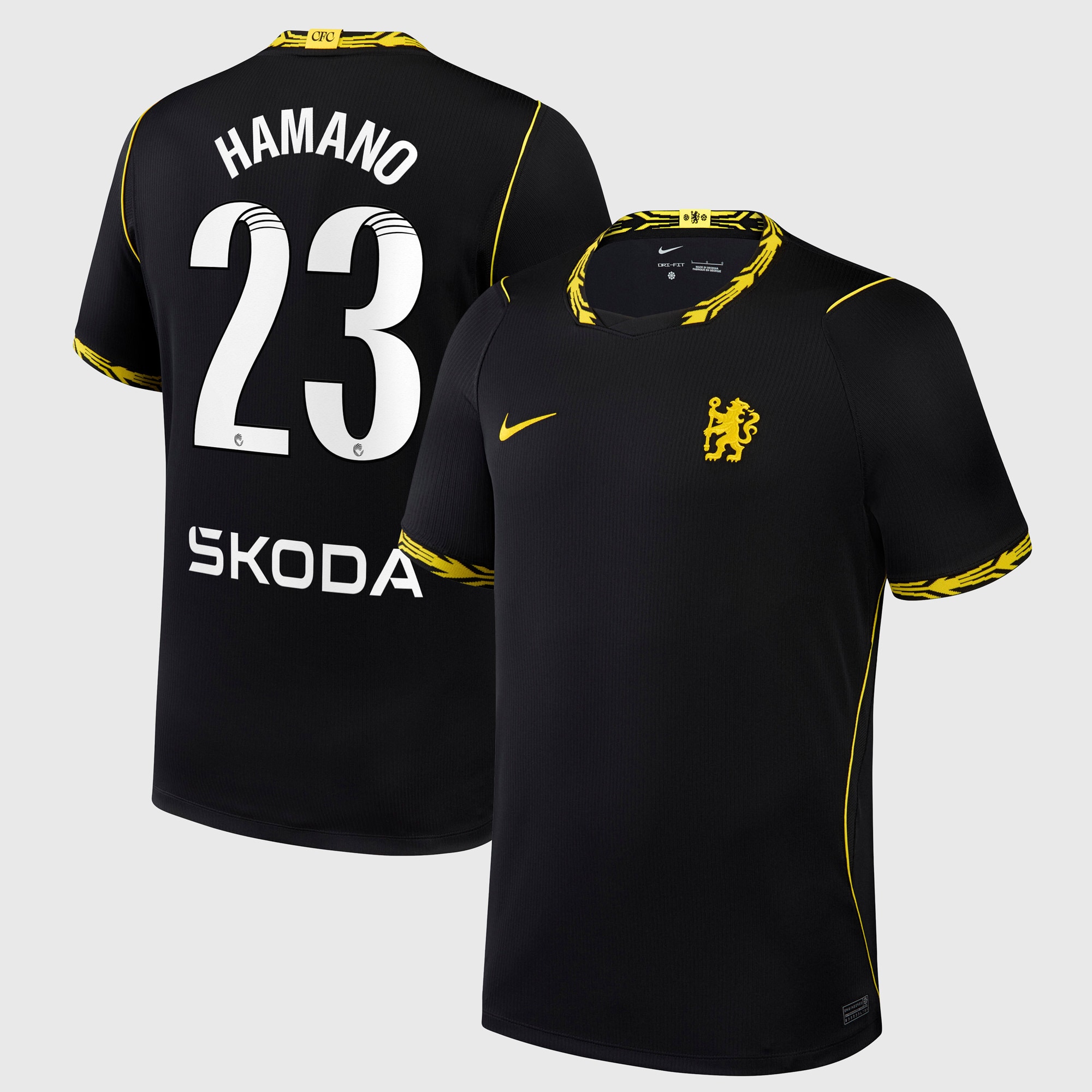 Chelsea WSL Nike Away Stadium Shirt 2026-27 with Hamano 23 printing