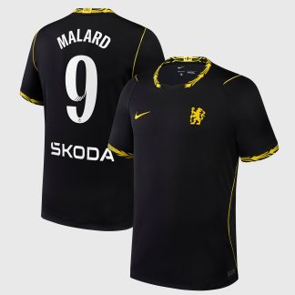 Chelsea WSL Nike Away Stadium Shirt 2026-27 with Malard 9 printing