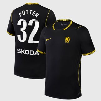 Chelsea WSL Nike Away Stadium Shirt 2026-27 with Potter 32 printing
