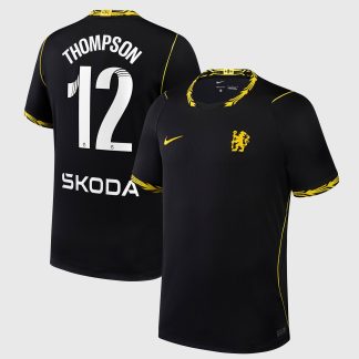 Chelsea WSL Nike Away Stadium Shirt 2026-27 with Thompson 12 printing