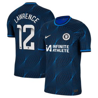Chelsea WSL Nike Away Vapor Match Sponsored Shirt 2023-24 with Lawrence 12 printing