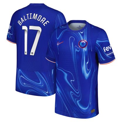 Chelsea WSL Nike Dri-FIT ADV Home Match Shirt 2024-25 with Baltimore 17 printing