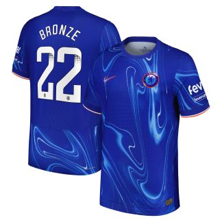 Chelsea WSL Nike Dri-FIT ADV Home Match Shirt 2024-25 with Bronze 22 printing