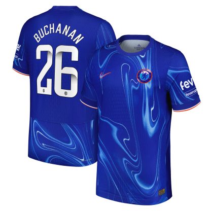 Chelsea WSL Nike Dri-FIT ADV Home Match Shirt 2024-25 with Buchanan 26 printing