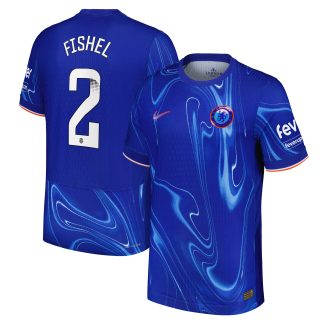 Chelsea WSL Nike Dri-FIT ADV Home Match Shirt 2024-25 with Fishel 2 printing