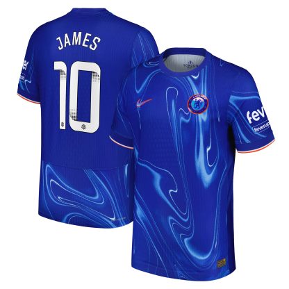 Chelsea WSL Nike Dri-FIT ADV Home Match Shirt 2024-25 with James 10 printing