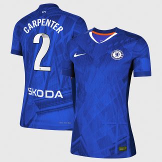 Chelsea WSL Nike Dri-FIT ADV Home Match Shirt 2025-26 - Womens with Carpenter 2 printing