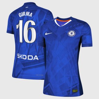 Chelsea WSL Nike Dri-FIT ADV Home Match Shirt 2025-26 - Womens with Girma 16 printing