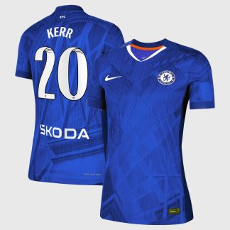 Chelsea WSL Nike Dri-FIT ADV Home Match Shirt 2025-26 - Womens with Kerr 20 printing