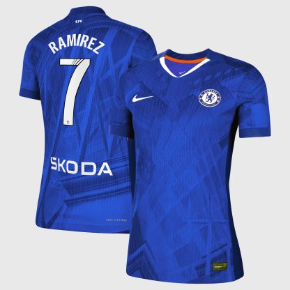Chelsea WSL Nike Dri-FIT ADV Home Match Shirt 2025-26 - Womens with Ramírez 7 printing