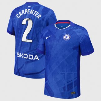Chelsea WSL Nike Dri-FIT ADV Home Match Shirt 2025-26 with Carpenter 2 printing