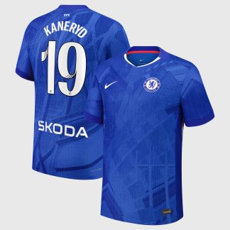 Chelsea WSL Nike Dri-FIT ADV Home Match Shirt 2025-26 with Kaneryd 19 printing