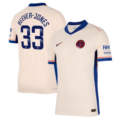 Chelsea WSL Nike Dri Fit Adv Away Match Shirt 2024-25 with Beever-Jones 33 printing