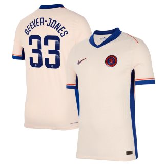 Chelsea WSL Nike Dri Fit Adv Away Match Shirt 2024-25 with Beever-Jones 33 printing