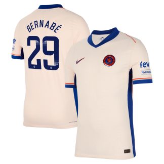 Chelsea WSL Nike Dri Fit Adv Away Match Shirt 2024-25 with Bernabé 29 printing