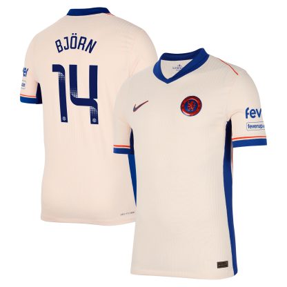 Chelsea WSL Nike Dri Fit Adv Away Match Shirt 2024-25 with Björn 14 printing