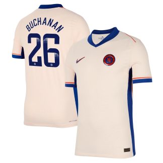 Chelsea WSL Nike Dri Fit Adv Away Match Shirt 2024-25 with Buchanan 26 printing