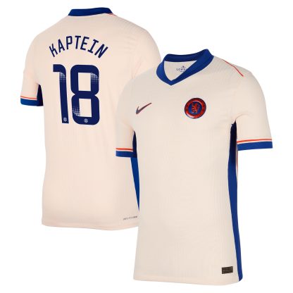 Chelsea WSL Nike Dri Fit Adv Away Match Shirt 2024-25 with Kaptein 18 printing