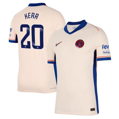 Chelsea WSL Nike Dri Fit Adv Away Match Shirt 2024-25 with Kerr 20 printing