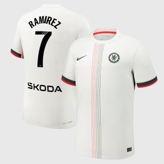 Chelsea WSL Nike Dri-Fit Adv Away Match Shirt 2025-26 with Ramírez 7 printing