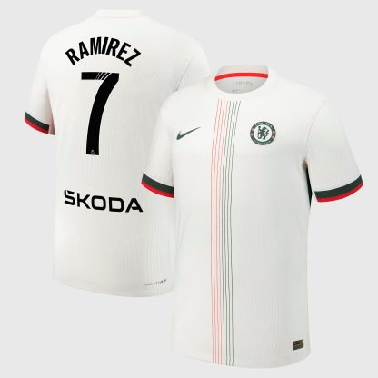 Chelsea WSL Nike Dri-Fit Adv Away Match Shirt 2025-26 with Ramírez 7 printing